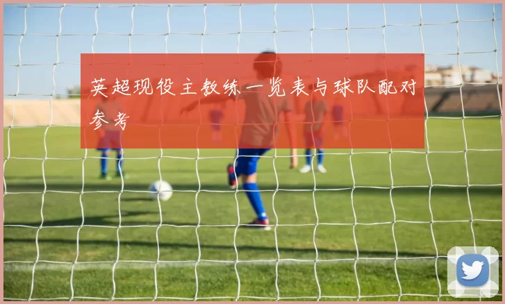 英超现役主教练一览表与球队配对参考